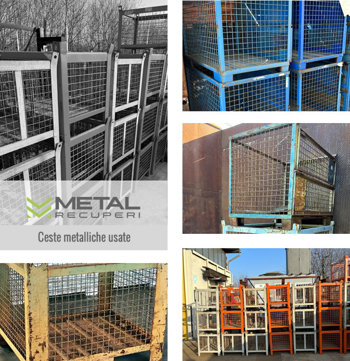 Gabbie industriali usate | Metal recuperi Srl