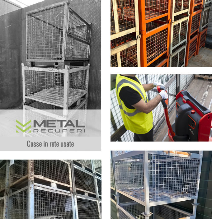 Casse in rete usate | Metal Recuperi Srl