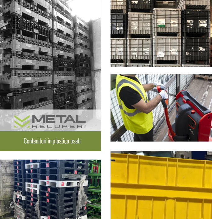 Contenitori in plastica usati | Metal Recuperi Srl