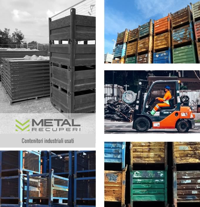 Contenitori industriali usati | Metal recuperi Srl